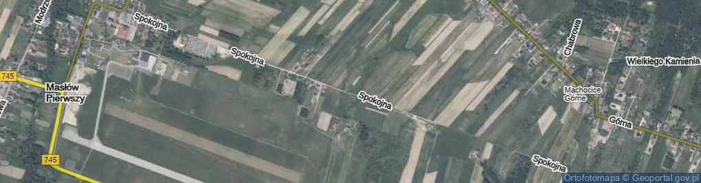 Zdjęcie satelitarne Spokojna ul.